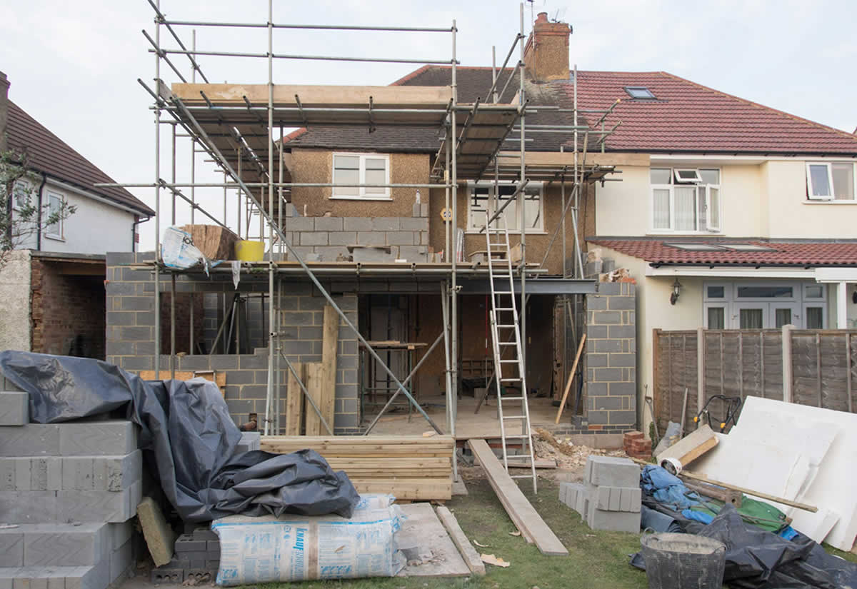 A home extension may result in your property insurance being undervalued.