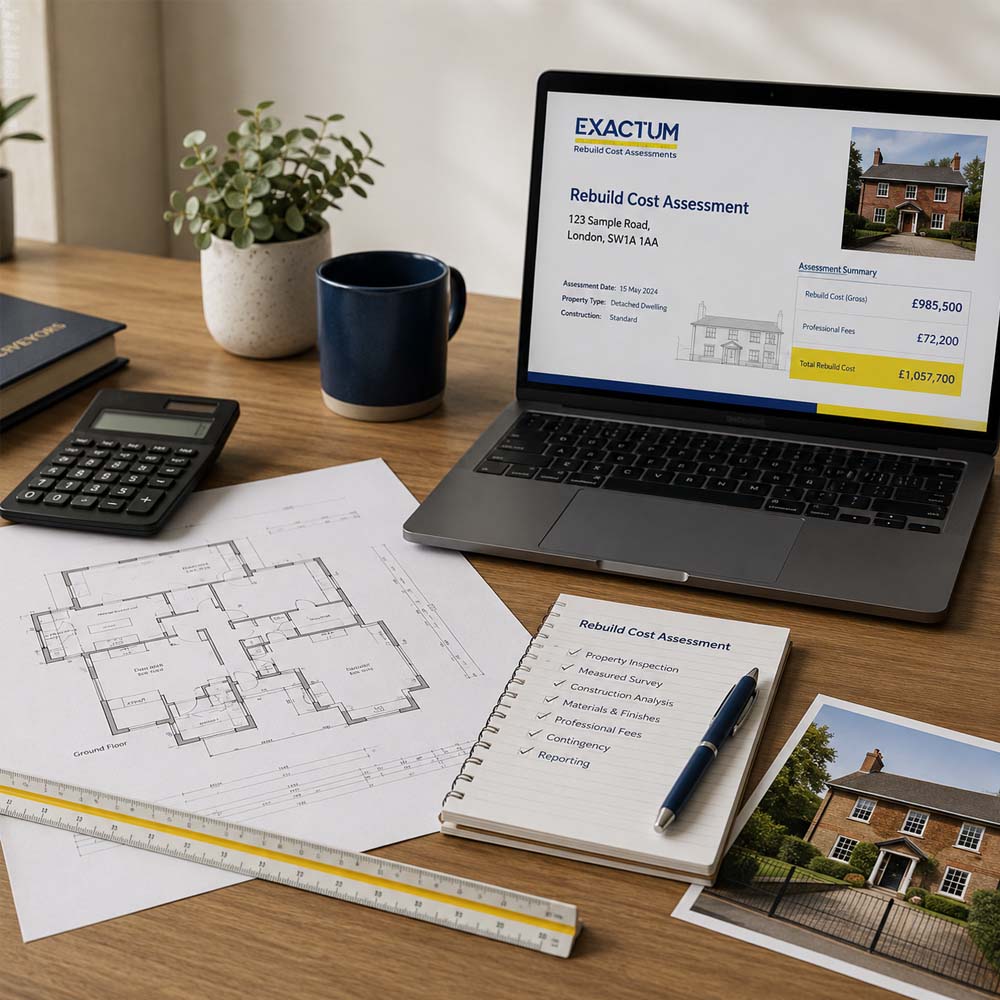 RICS regulated surveyor reviewing property information