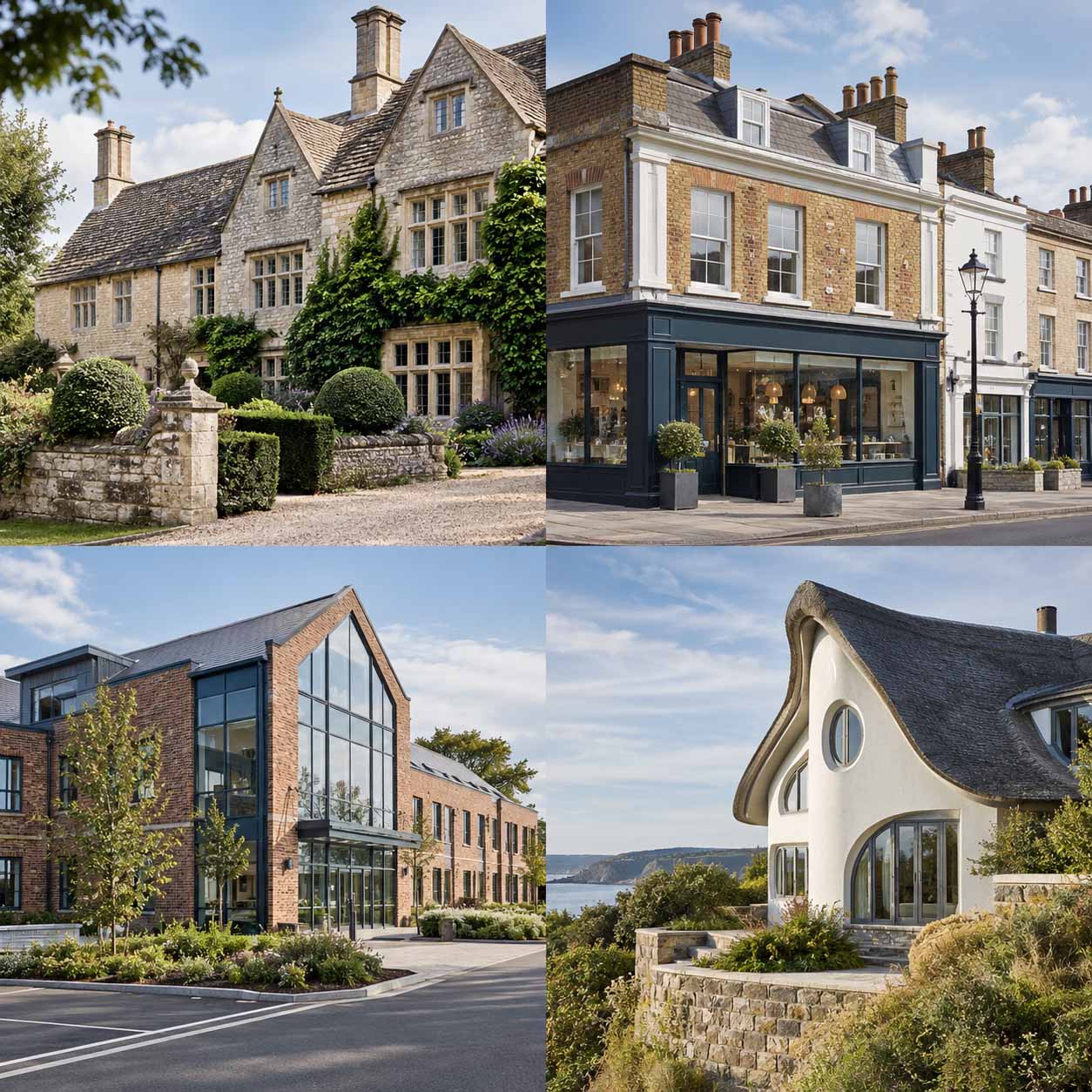 UK listed, mixed-use, commercial and unusual properties suited to a professional Rebuild Cost Assessment.