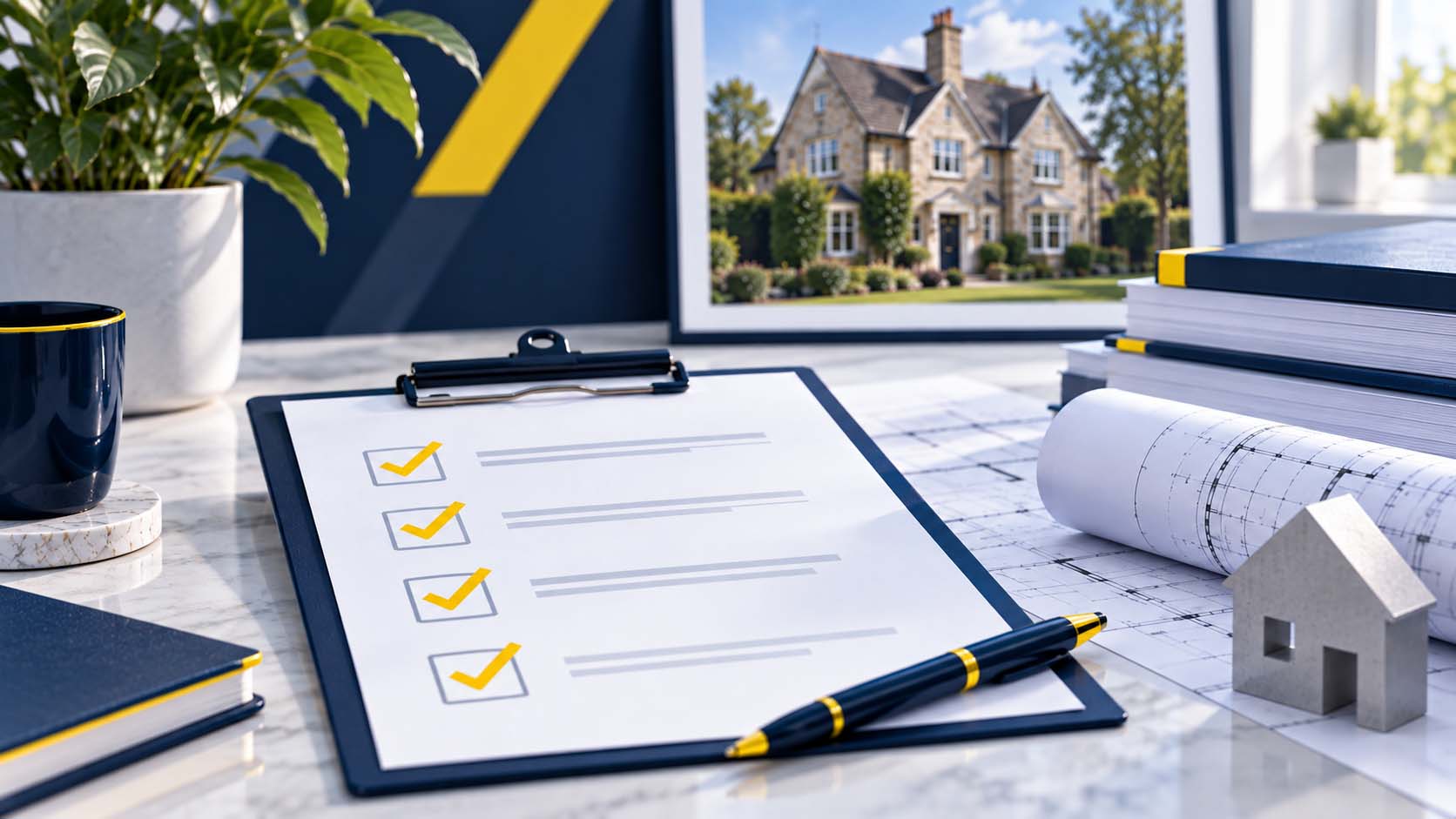 Exactum Rebuild Cost Assessment key takeaways with checklist, property plans and UK home.